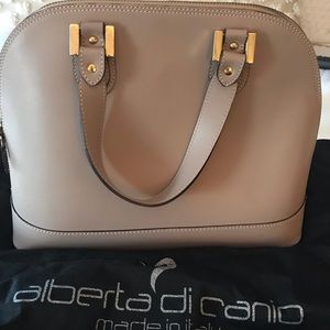Italian leather handbag